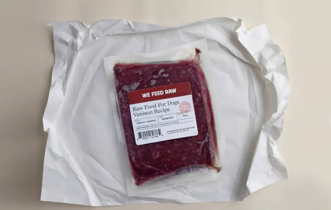 We Feed Raw Raw Food For Dogs Venison Recipe Pouch